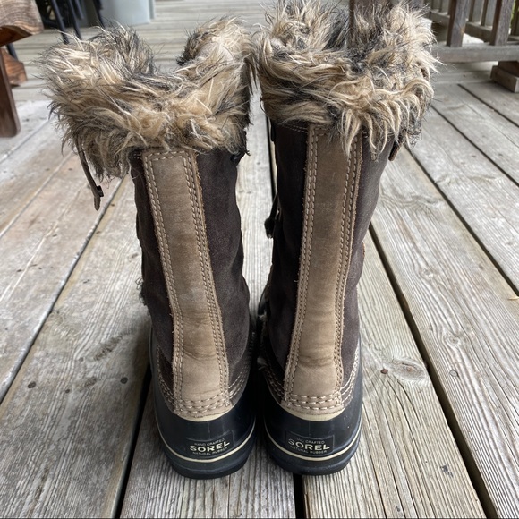 Sorel Joan Of Arctic Dark Brown Boots - Picture 5 of 15